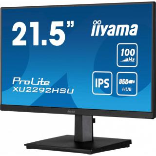 Monitor 21.5 cala ProLite XU2292HSU-B6 IPS,100Hz,FreeSync,SLIM,HDMI,DP,2x2W, 4xUSB(3.2),0.4ms