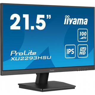 Monitor ProLite XU2293HSU-B6 21.5 cala IPS,100Hz,FHD,1ms,HDMI,DP,2xUSB,2x2W, FreeSync