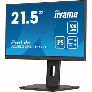 Monitor 21.5 cala ProLite XUB2293HSU-B6 IPS,100Hz,HAS(150mm),1ms,HDMI,DP,2xUSB, FreeSync,2x2W,PIVOT