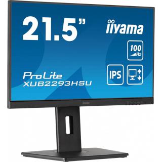 Monitor 21.5 cala ProLite XUB2293HSU-B6 IPS,100Hz,HAS(150mm),1ms,HDMI,DP,2xUSB, FreeSync,2x2W,PIVOT