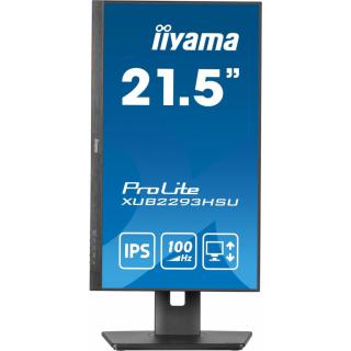 Monitor 21.5 cala ProLite XUB2293HSU-B6 IPS,100Hz,HAS(150mm),1ms,HDMI,DP,2xUSB, FreeSync,2x2W,PIVOT