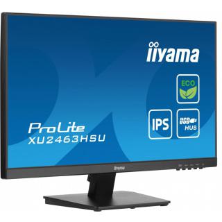 Monitor 24 cale XU2463HSU-B1 IPS,100HZ,ECO,3ms,SLIM,HDMI,DP,2x USB3.2 ,TCO,EPEAT