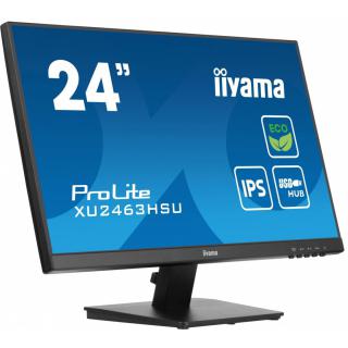 Monitor 24 cale XU2463HSU-B1 IPS,100HZ,ECO,3ms,SLIM,HDMI,DP,2x USB3.2 ,TCO,EPEAT