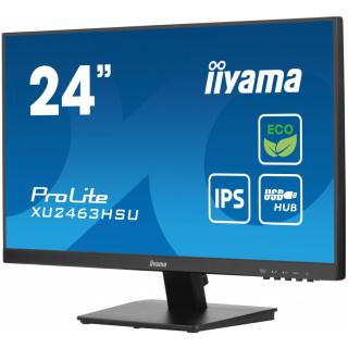 Monitor 24 cale XU2463HSU-B1 IPS,100HZ,ECO,3ms,SLIM,HDMI,DP,2x USB3.2 ,TCO,EPEAT