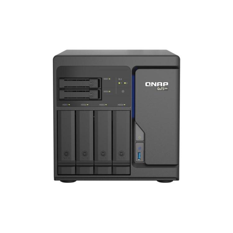 Qnap-TS-h686-D1602-8G 4+2 bay tower intel 8GB RAM