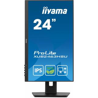 Monitor 23.8 cala ProLite XUB2463HSU-B1 IPS,100HZ,ECO,3ms,SLIM,HDMI,DP,2x USB3.22x2W,HAS(150mm),TCO,EPEAT