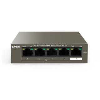 Switch zarządzalny Tenda TEG1105P-4-63W 4-port 1GbE PoE 63W