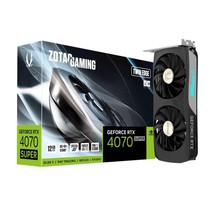 Karta graficzna GeForce RTX 4070 SUPER TWIN EDGE OC 12GB GDDRX6 192bit