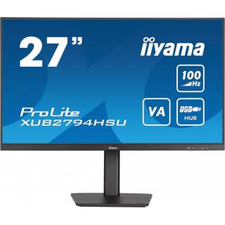 Monitor 27 cali ProLite XUB2794HSU-B6 VA,FHD,100HZ,4000:1,1MS,HDMI,DP,2xUSB, FreeSync,2x2W,HAS(150mm),PIVOT