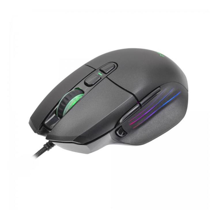 Mysz gamingowa przewodowa Nemesis C500 8000 DPI RGB LED czarna