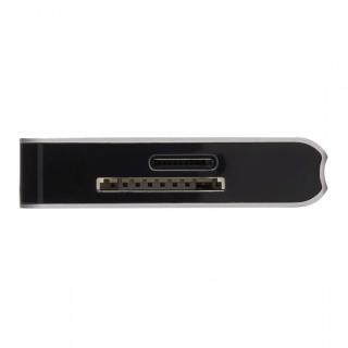 Stacja dokująca USB-C 4K HDMI, USB 3.2 Gen 1, koncentrator USB-A, GbE, karta pamięci, ładowanie PD 100 W, odłączany przewód