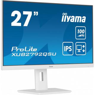 Monitor 27 cali ProLite XUB2792QSU-W6 IPS,QHD,HAS(150mm),100Hz,4xUSB3.2,SLIM