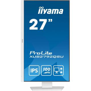 Monitor 27 cali ProLite XUB2792QSU-W6 IPS,QHD,HAS(150mm),100Hz,4xUSB3.2,SLIM