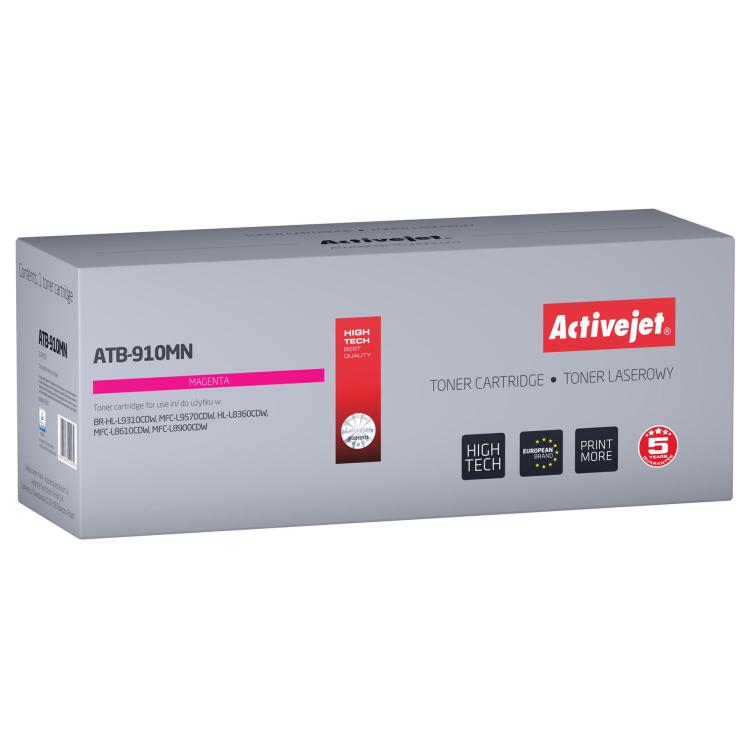 Activejet ATB-910MN Toner (zamiennik Brother TN910M Supreme 9000 stron purpurowy)