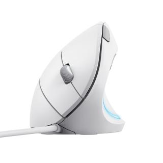 Mysz TRUST Verto ERGO vertical ergonomic White