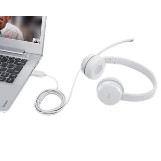 Słuchawki Lenovo 110 USB, jasnoszare