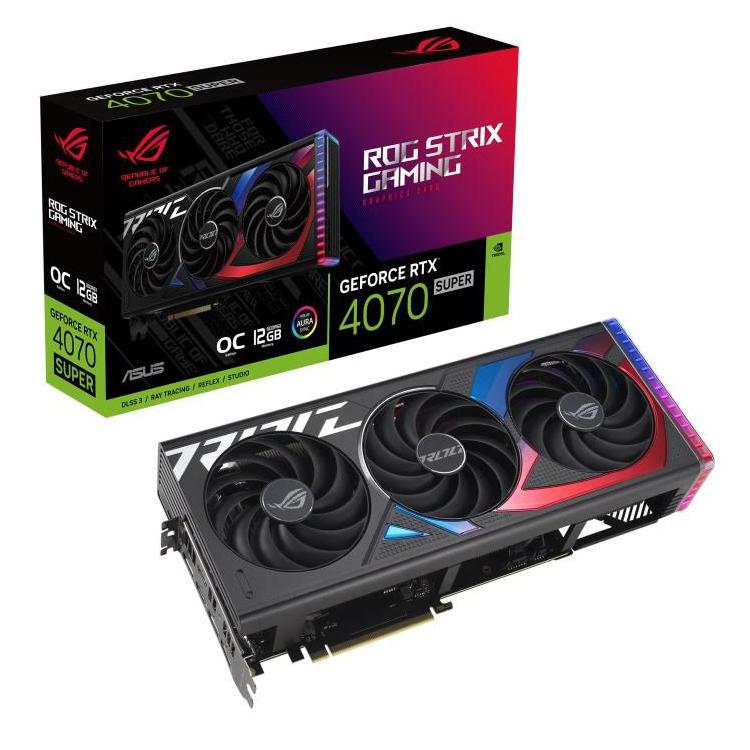 Karta graficzna ASUS ROG Strix GeForce RTX 4070 SUPER OC 12GB GAMING