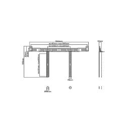 Uchwyt na głośnik soundbar do TV Maclean MC-843 max 10kg