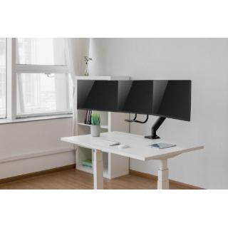 GEMBIRD BIURKOWE REGULOWANE RAMIĘ/UCHWYT NA 3 MONITORY 17-27, VESA 100X100MM, DO 6 KG