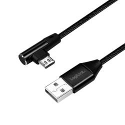 Kabel USB 2.0 LogiLink CU0141 USB A - micro USB B, M/M,...