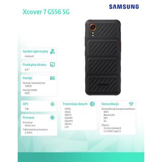 Smartfon Galaxy Xcover 7 5G (6+128GB) Enterprise Edition czarny