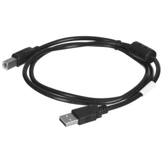 LANBERG KABEL USB-A - USB-B M/M 1M (FERRYT, CZARNY)...