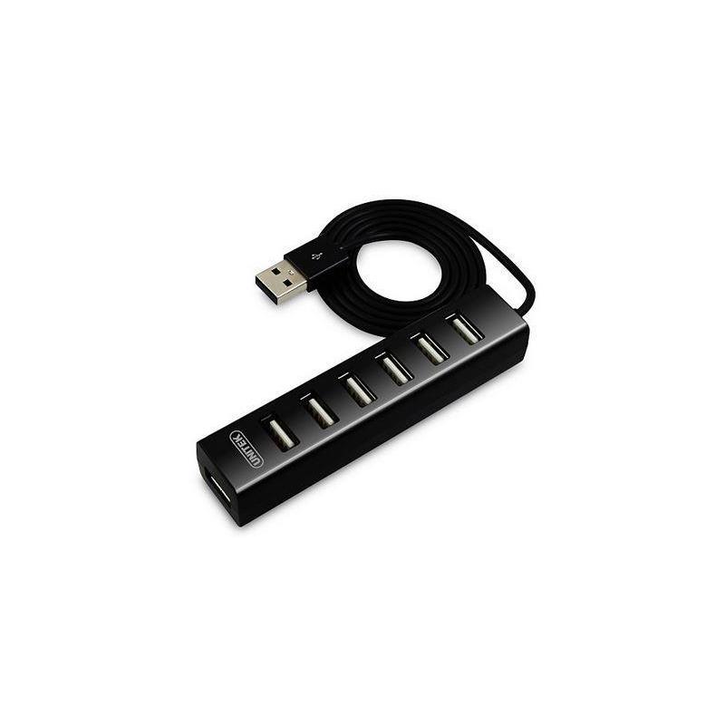 Hub USB Unitek Y-2160 7xUSB 2.0 czarny