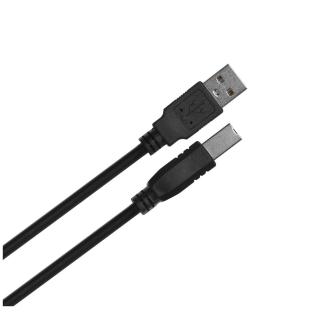 LANBERG KABEL USB-A - USB-B M/M 1M (FERRYT, CZARNY) CA-USBA-11CC-0010-BK