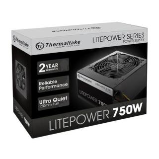 Zasilacz - Litepower II Black 750W (Active PFC, 2xPEG, 120mm, Single Rail)