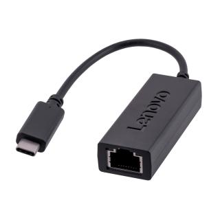 Adapter Lenovo USB-C/RJ45, GX90S91832, czarny