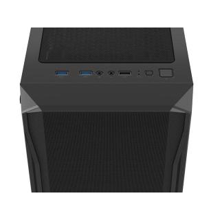 FURY OBUDOWA KOMPUTEROWA FURY SHOBO RGB MIDI TOWER Z OKNEM CZARNA