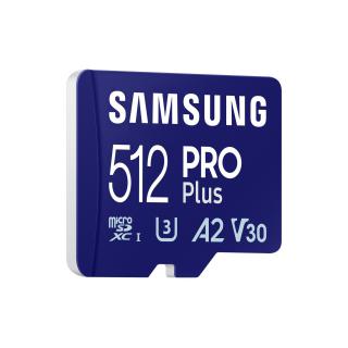 Samsung microSDXC 512GB PRO Plus 2023 + czytnik