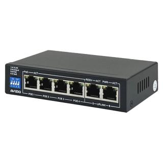 AVIZIO SWITCH NIEZARZĄDZALNY 4 PORTY RJ45 POE 1GB/S + 2...