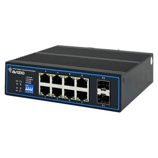 AVIZIO SWITCH NIEZARZĄDZALNY 8 PORTÓW RJ45 POE 1GB/S + 2...