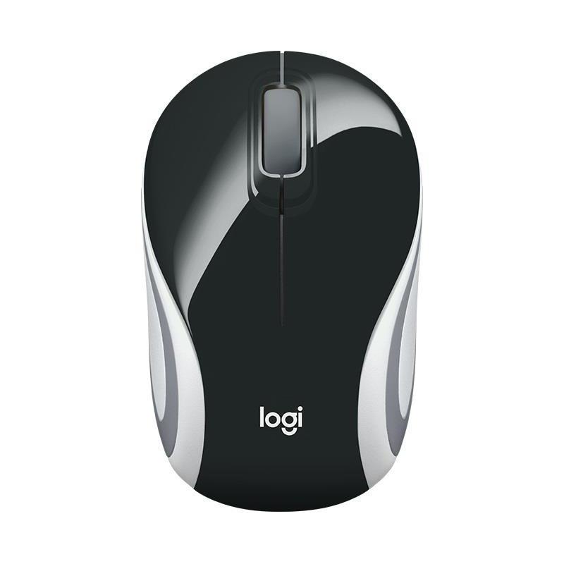 Mysz bezprzewodowa Logitech Mini Mouse M187 optyczna czarno-biała