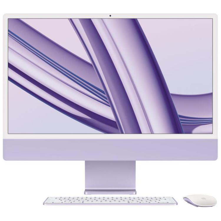 iMac 24 cale: M3 8/10, 8GB, 256GB - Fioletowy