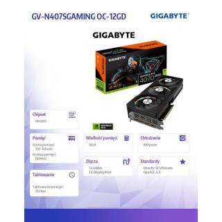 Karta graficzna RTX 4070 SUPER GAMING OC 12G GDDR6X 192bit 3DP