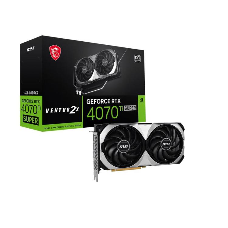 Karta graficzna GeForce RTX 4070 Ti SUPER 16G VENTUS 2X OC GDDRX6 192bit