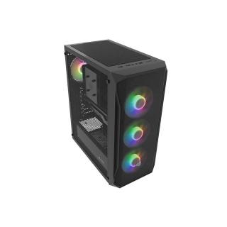 FURY OBUDOWA KOMPUTEROWA FURY SHOBO SH4F RGB MIDI Z OKNEM CZARNA