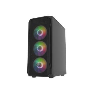 FURY OBUDOWA KOMPUTEROWA FURY SHOBO SH4F RGB MIDI Z OKNEM CZARNA