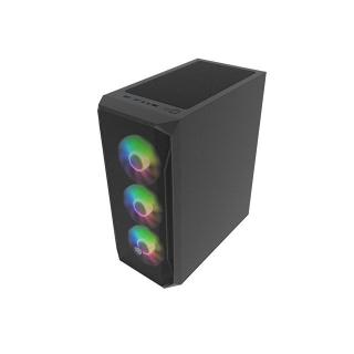 FURY OBUDOWA KOMPUTEROWA FURY SHOBO SH4F RGB MIDI Z OKNEM CZARNA