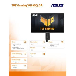 Monitor TUF Gaming 23.8 cala VG249QL3A IPS 180Hz G-SYNC