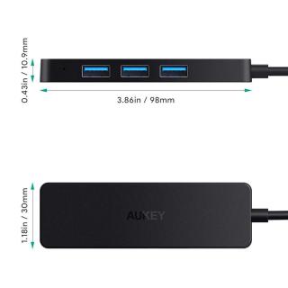 AUKEY CB-H39 HUB USB-C SLIM 4XUSB 3.0 5GBPS