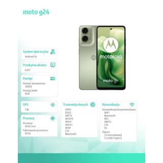 Smartfon moto g24 8/128 GB Ice Green