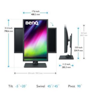 Monitor 31.5 cala SW321C 4K LED 4ms/4K/1000:1/HDMI