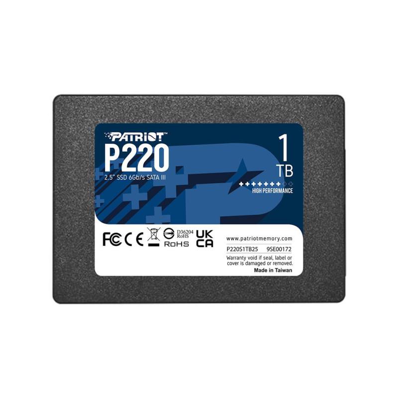 SSD PATRIOT P220 1TB SATA 2,5"