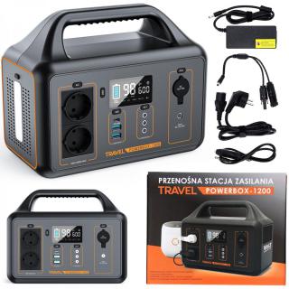 Przenośna stacja zasilania TRAVEL POWERBOX OPTI1200