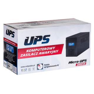 Zasilacz awaryjny MicroUPS 2000VA/1200W 29Ah