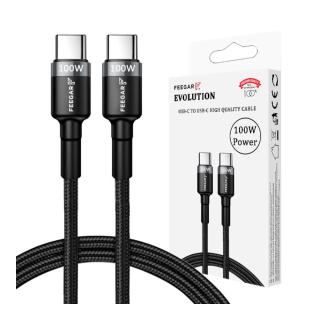 Kabel USB 3.0 Feegar Evolution FEE-01901 USB-C nylonowy...