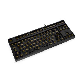 Klawiatura przewodowa Krux Atax PRO RGB Pudding Gateron Yellow czarna